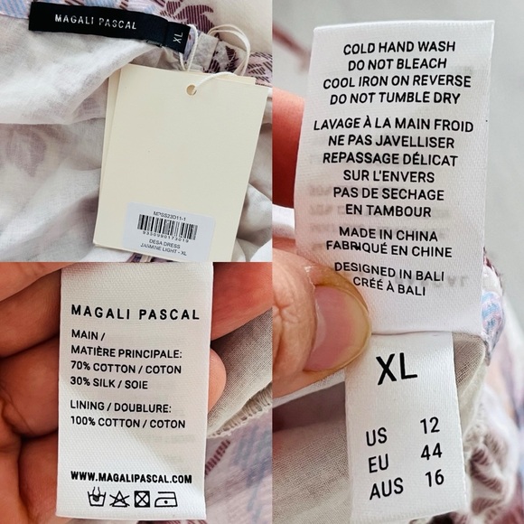 Anthropologie Magali Pascal Desa One-Shoulder Mini Dress Size XL NWT $595 - Picture 7 of 16